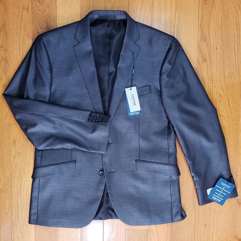 Kenneth Cole Grey Suit Seperate/Blazer Size 40S